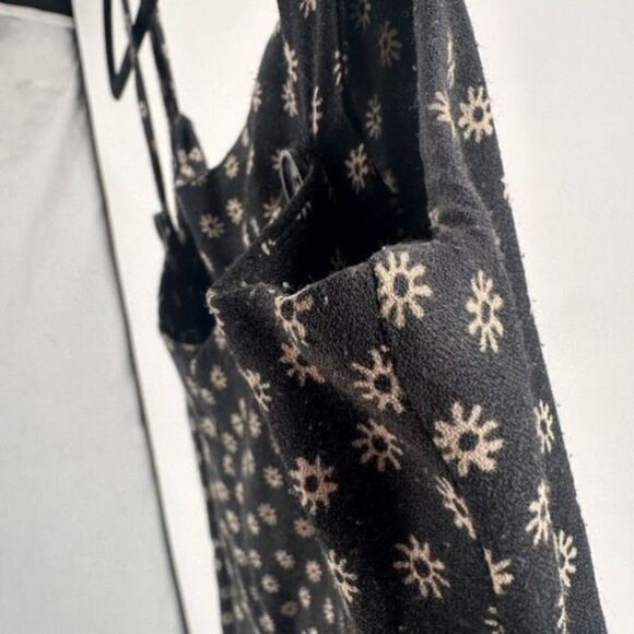 Reformation Ditzy Micro Floral Black Wide Leg Sleeveless Jumpsuit Size XS - Picture 15 of 16